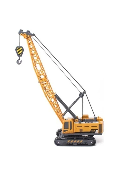Oyuncak Vinç Iş Makinesi Ipli Sarılır Makaralı Paletli Kurtarıcı - 3