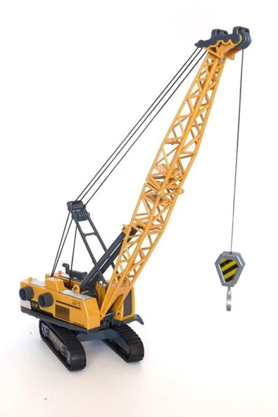 Oyuncak Vinç Iş Makinesi Ipli Sarılır Makaralı Paletli Kurtarıcı - 2