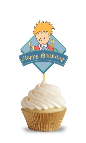 Küçük Prens Temalı Kürdan 10 lu - Resim 3