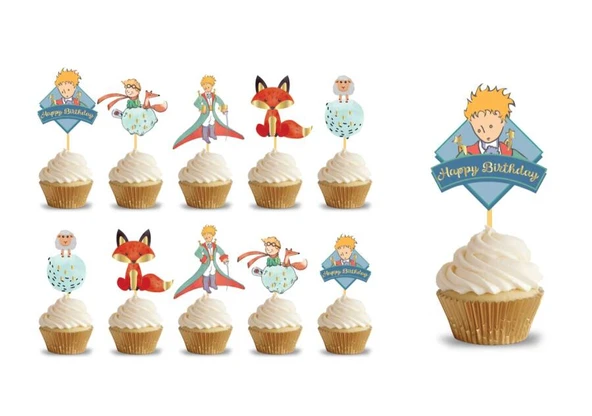 Küçük Prens Temalı Kürdan 10 lu - Resim 2