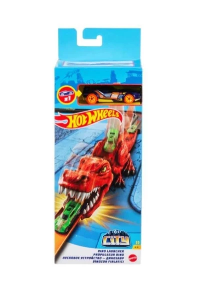 Hotwheels Vahşi Fırlatıcı Serisi Dinozor Gvf42 - 3
