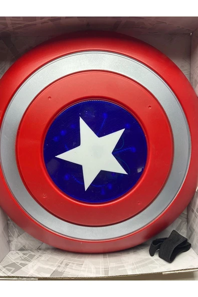 Captain America Kalkan Kaptan Amerika Sesli Işıklı Yeni Model Kalkan - 2