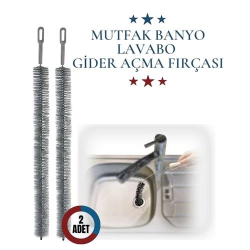 TransForMacion Mutfak Banyo Lavabo Gider Açma Fırçası 2 Adet  715413