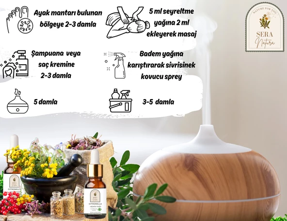 Citronella Uçucu Yağı 10 ml. %100 Saf - 6