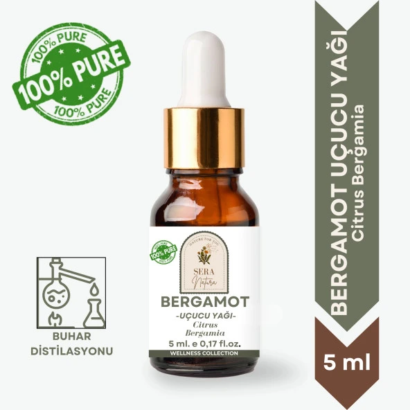 Bergamot Uçucu Yağı 5 ml. %100 Saf