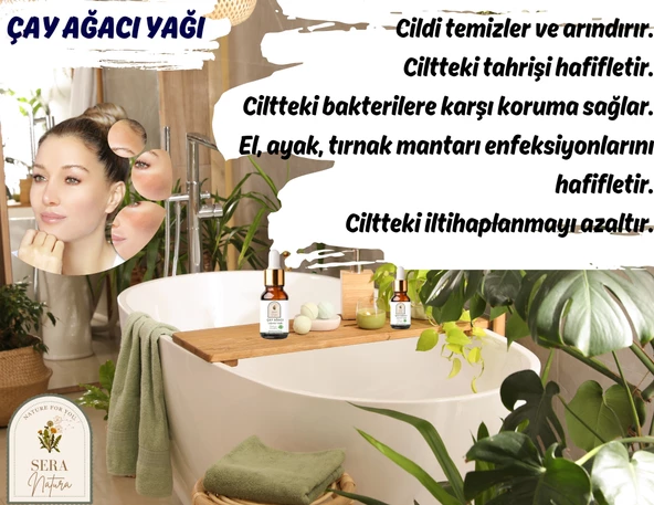 Çay Ağacı Uçucu Yağı 10 ml. %100 Saf - 2