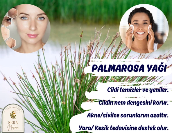 Palmarosa Uçucu Yağı 5 ml. %100 Saf - 3