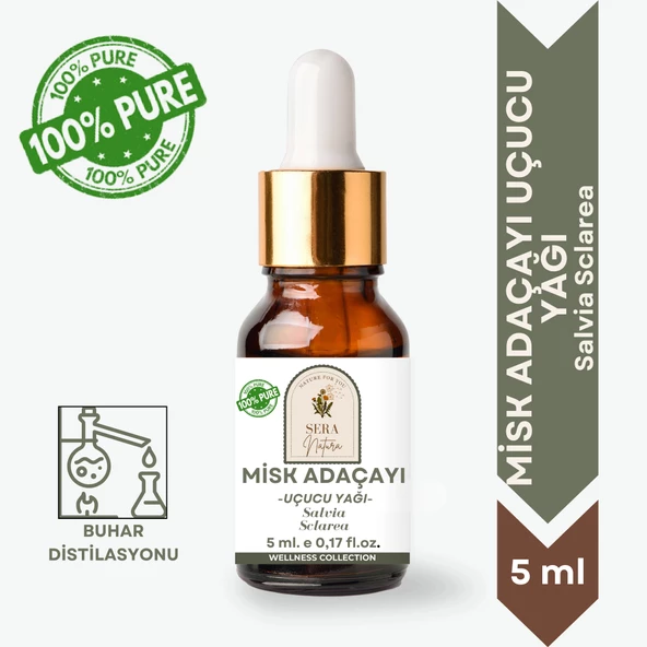 Misk Adaçayı Uçucu Yağı 5 ml. %100 Saf