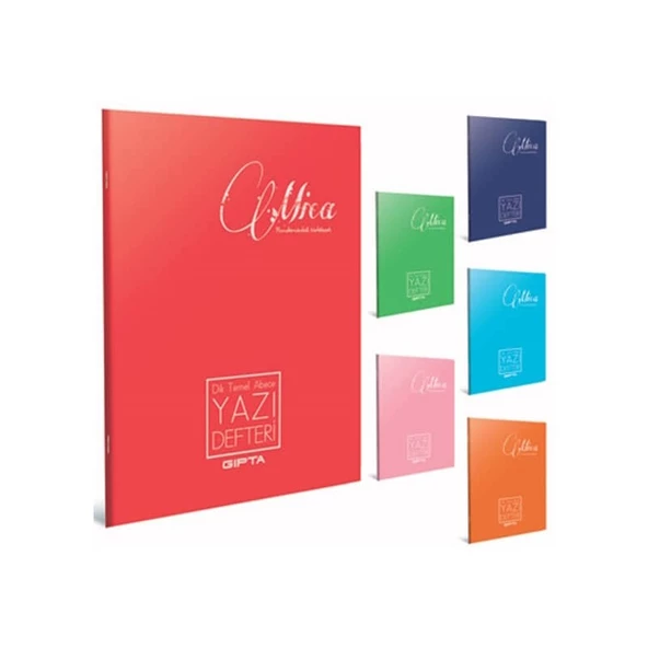 Gıpta Mica Tel Dikişli PP Kapak Dik Yazı Defteri A5 40 yp Rehber Çizgili