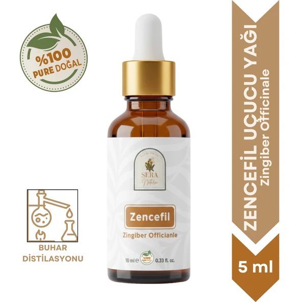 Zencefil Uçucu Yağı 5 ml. %100 Saf ürün görseli