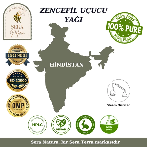 Zencefil Uçucu Yağı 5 ml. %100 Saf - 2