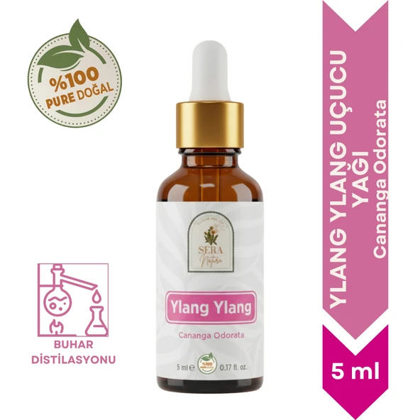 Ylang Ylang Uçucu Yağı 5 ml. %100 Saf ürün görseli 1