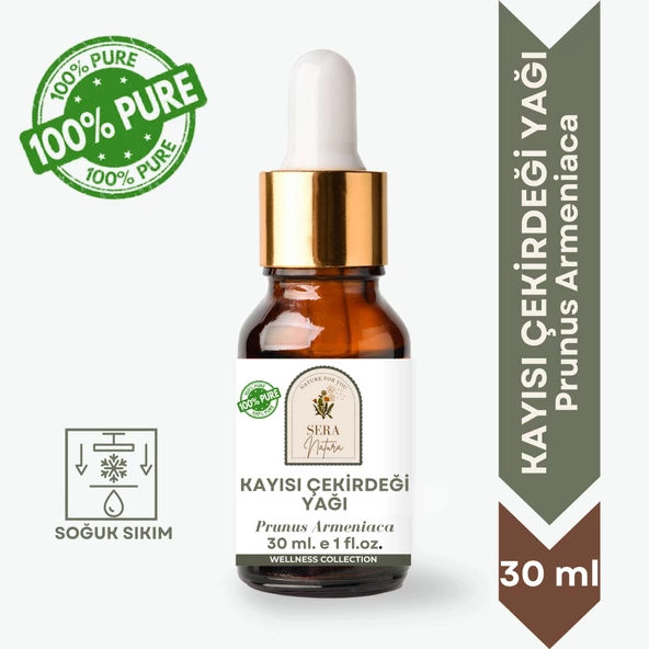 Kayısı Çekirdeği Yağı 30 ml. %100 Saf