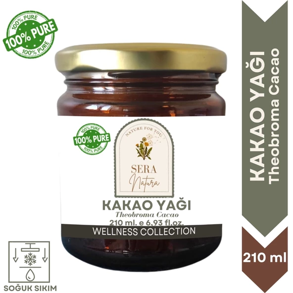 Kakao Yağı 210 ml. %100 Saf