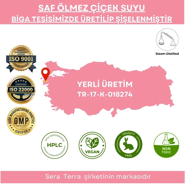 Saf Gül Suyu Arındırıcı & Gözenek Sıkılaştırıcı Cilt Bakım Toniği 100 ml. %100 Saf - 4