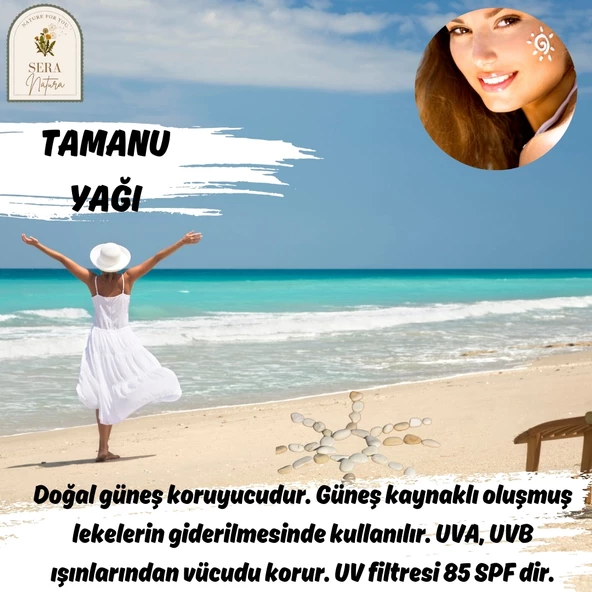 Tamanu Yağı 10 ml. %100 Saf - 2