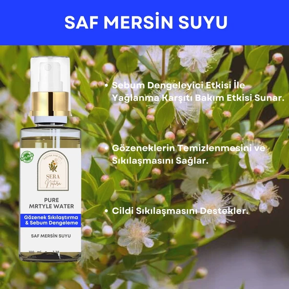 Saf Mersin Suyu Gözenek Sıkılaştırıcı & Sebum Dengeleyici Cilt Toniği 100 ml. %100 Saf - 2