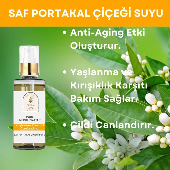 Saf Portakal Çiçeği Suyu Anti-Aging Cilt Toniği 100 ml. %100 Saf - 3
