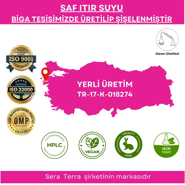 Saf Itır Suyu Nem Dengeleyici Cilt Toniği 100 ml. %100 Saf