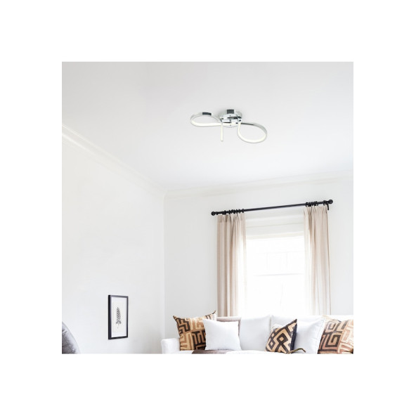 Lucea ORNES LEDLI KROM BUYUK BOY PLAFONYER 34W 3000K - 2