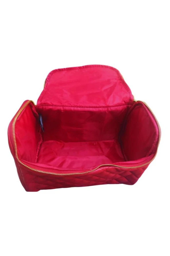 Olay Kırmızı Kapitone Makyaj - Seyahat Çantası 18x26cm - 3