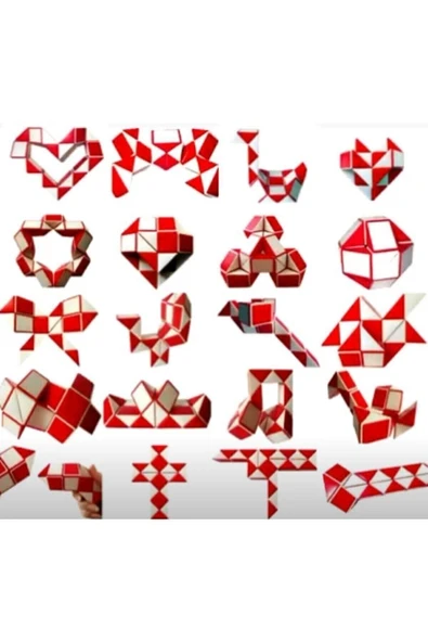 Magic Snake Rubik Şekilden Şekile Giren Sihirli Yılan Zeka Küpü - 2