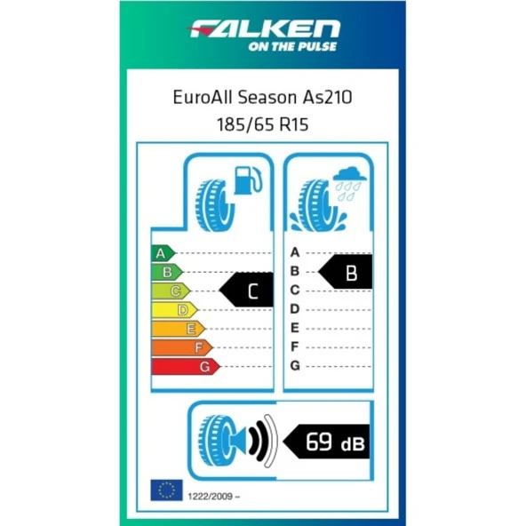Falken 185/65 R15 88H Euro All Season As210 -2024 Dört Mevsim - 3