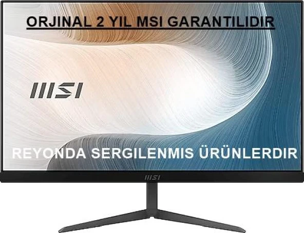 MSI MODERN AM241P 11M-208TR 23.8 LED 1920X1080 (FHD) I7-1165G7 16GB DDR4 512GB SSD W10PRO ERGONOMIK SIYAH AIO PC