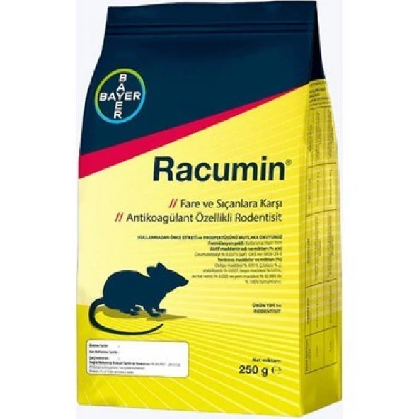 Bayer Racumin 250 gr Fare Zehiri