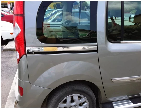 Mercedes Citan Krom Sürgü Kapı Çıtası Nikelajı 2013 üzeri 2 Parça Paslanmaz Çelik ürün görseli