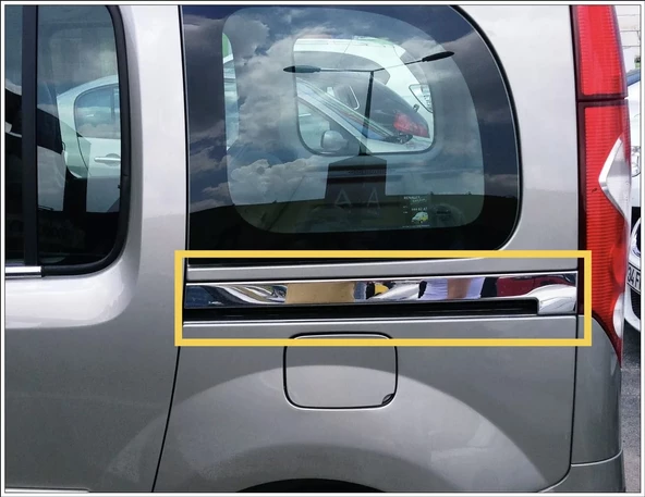 Mercedes Citan Krom Sürgü Kapı Çıtası Nikelajı 2013 üzeri 2 Parça Paslanmaz Çelik - Resim 2