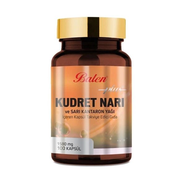 Balen Kudret Narı ve Sarı Kantaron Yağı Plus 100 Kapsül