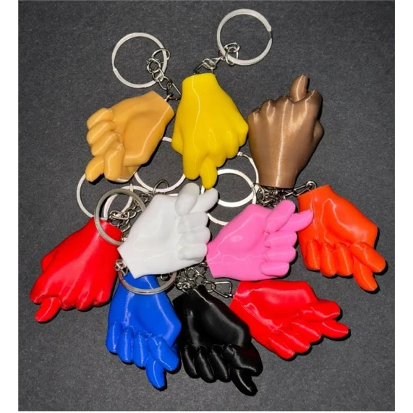 Nah Anahtarlık 10 Adet Karışık Renk - Resim 2