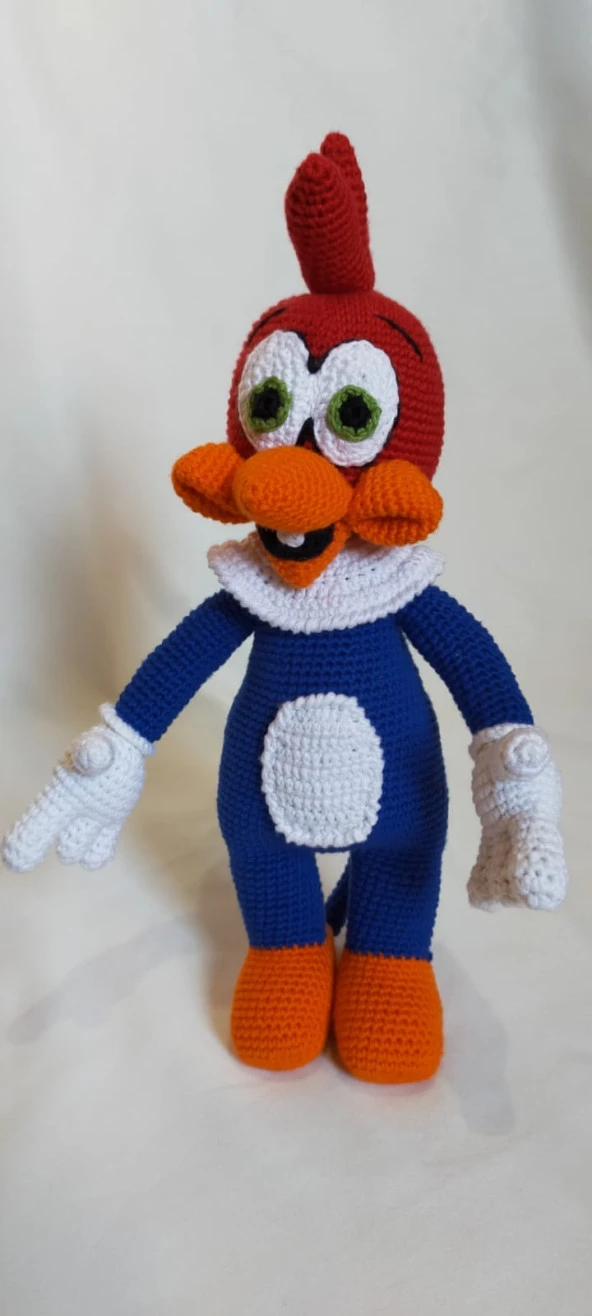 Ağaçkakan Woody Amigurumi Organik Oyuncak - 1