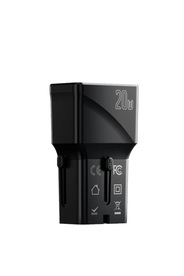 MCC17 20W Type-C ve 20W Usb Çıkışlı PD Şarj Adaptörü - Resim 6