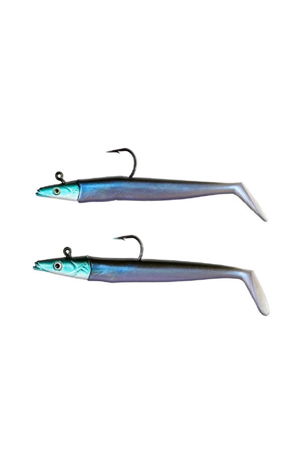 Fujin Zand Eel 11cm 7gr-14gr Double Body+Head Silikon Balık Dark Blue ürün görseli