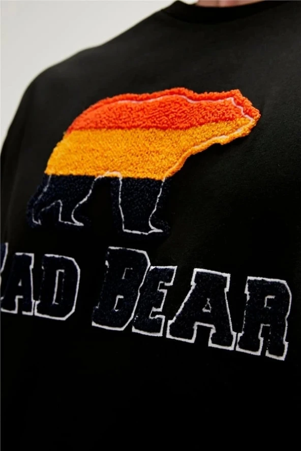 Bad Bear Tripart Black Men's T-Shirt - 3