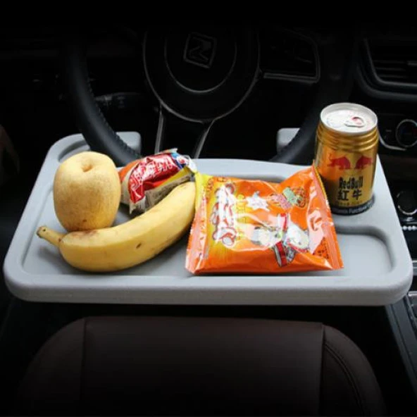 Coofbe Araç İçi Direksiyon Sehpası Araç Direksiyon İçecek Tutucu Bilgisayar Masası Araç Tepsisi - 4