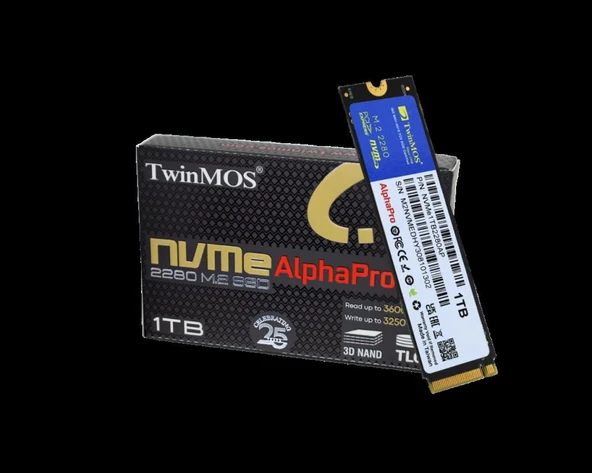 Hdd Ssd M2 Nvme 1Tb TwinMOS 3600/3250MB/S 3DNAND