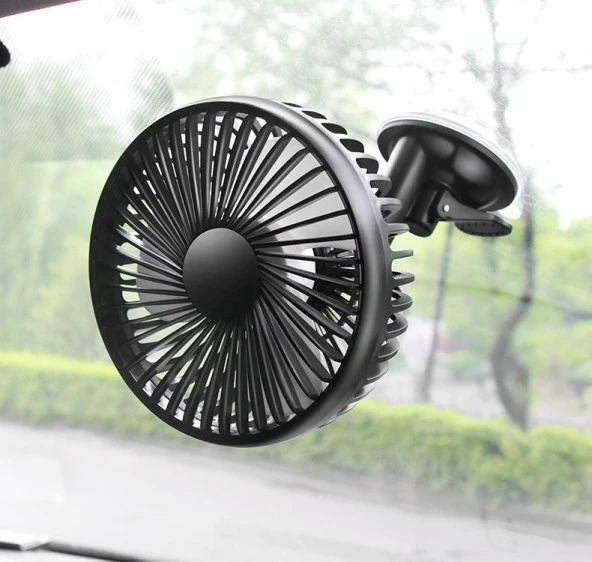 Coofbe Departure Araç Ön Cam Ve Torpido Üzeri Araç Vantilatör Fan Soğutucu Masaüstü Vantilatör - 3