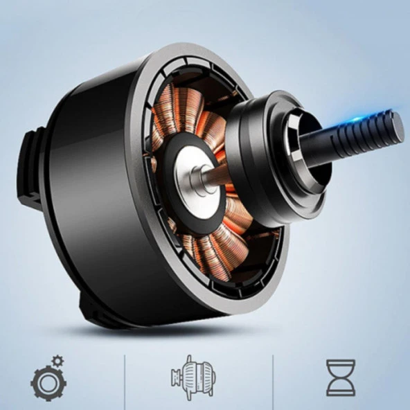 Coofbe Çift Başlıklı Torpido Üzeri Araç Vantilatör Fan Soğutucu Masaüstü Vantilatör Araç Kliması Vantilatör - 4