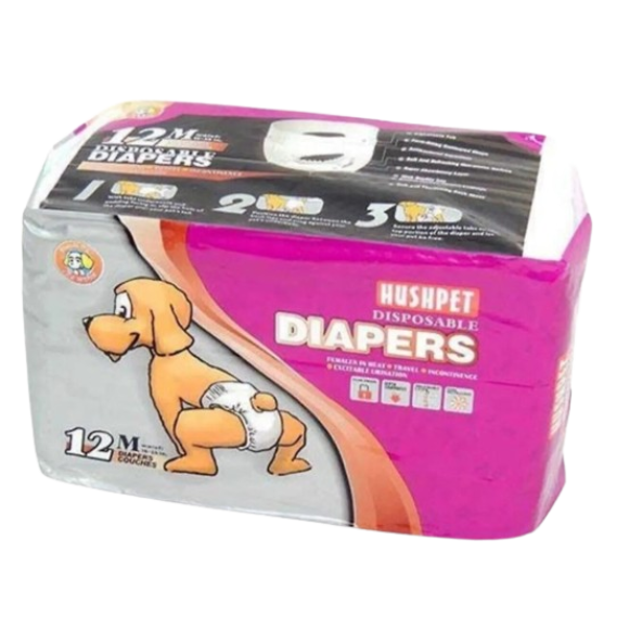 Hushpet Diapers Köpek Çiş Pedi 12'li Medium