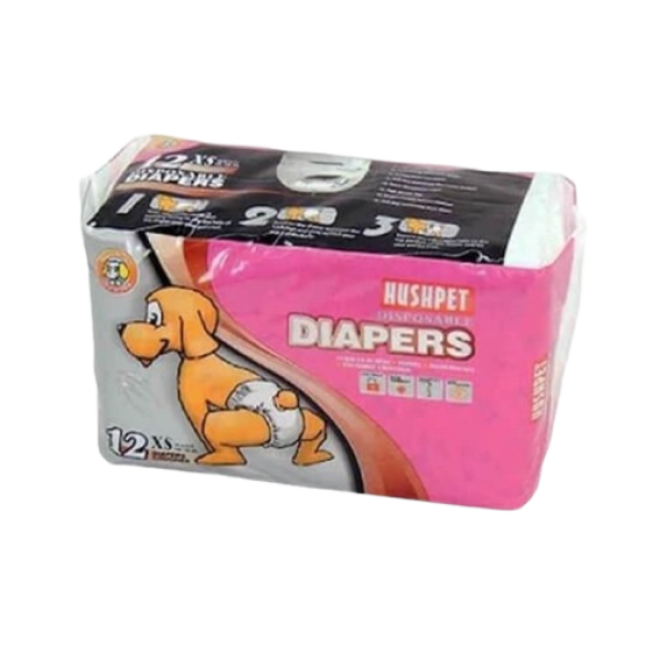 Hushpet Diapers Köpek Çiş Pedi 12'li XSmall