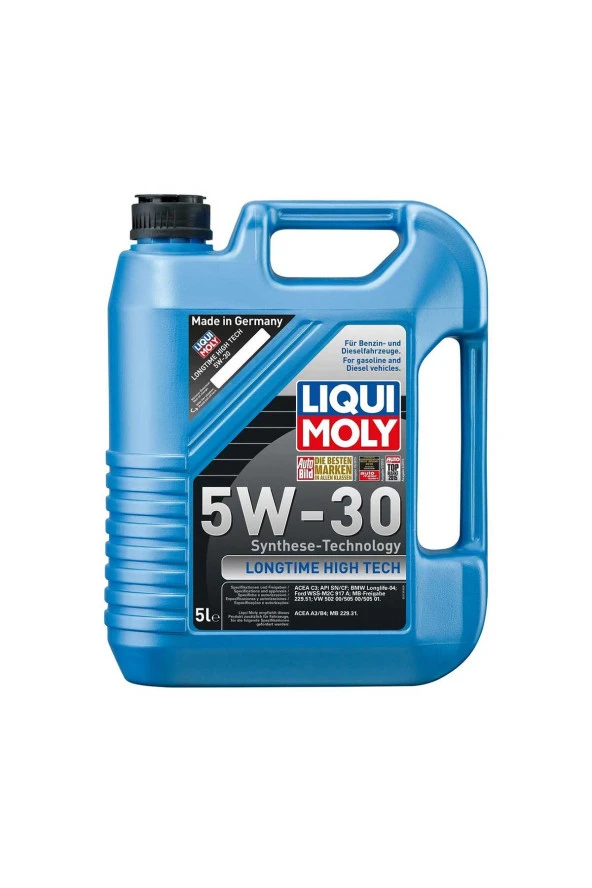 LIQUI MOLY 5W30 Motor Yağı Longtime High Tech 5 Litre 9507