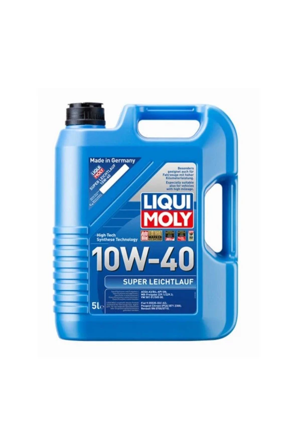 LIQUI MOLY 10W40 Motor Yağı Super Leichtlauf 5 Litre 9505