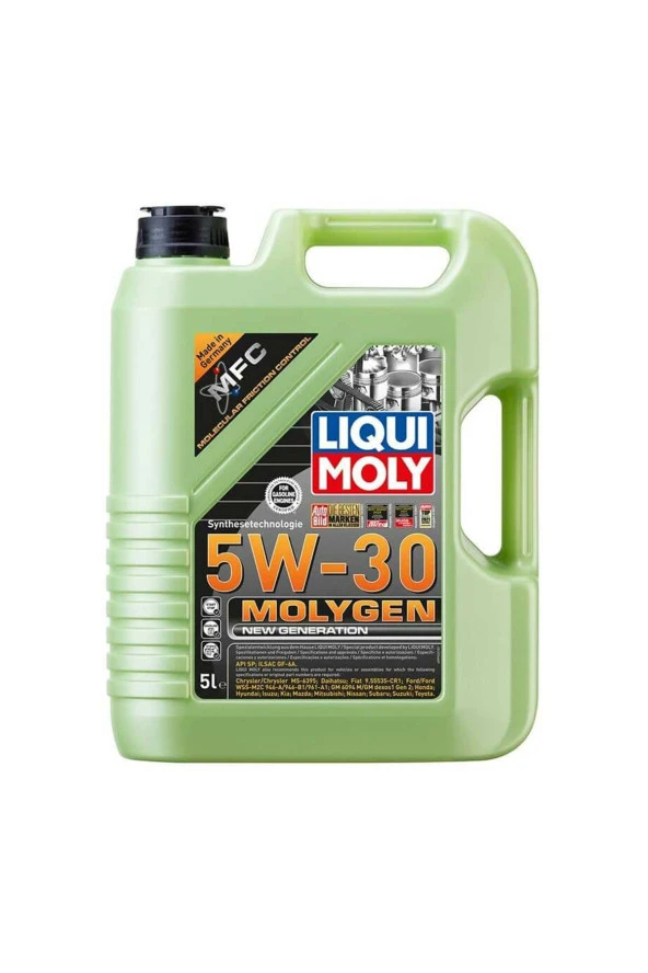 LIQUI MOLY 5W30 Motor Yağı Molygen New Generation 5 Litre 9952