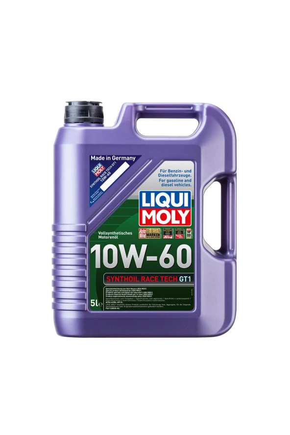 Lıquı Moly Synthoil Race Tech Gt1 10W60 Motor Yağı 5 Litre 8909