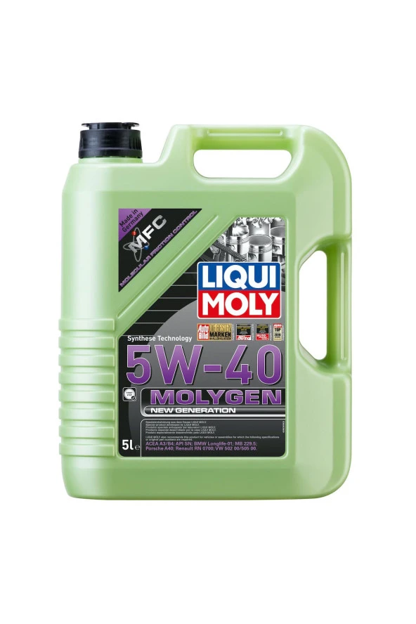 Lıquı Moly Molygen New Generation 5W40 5 Litre 8536