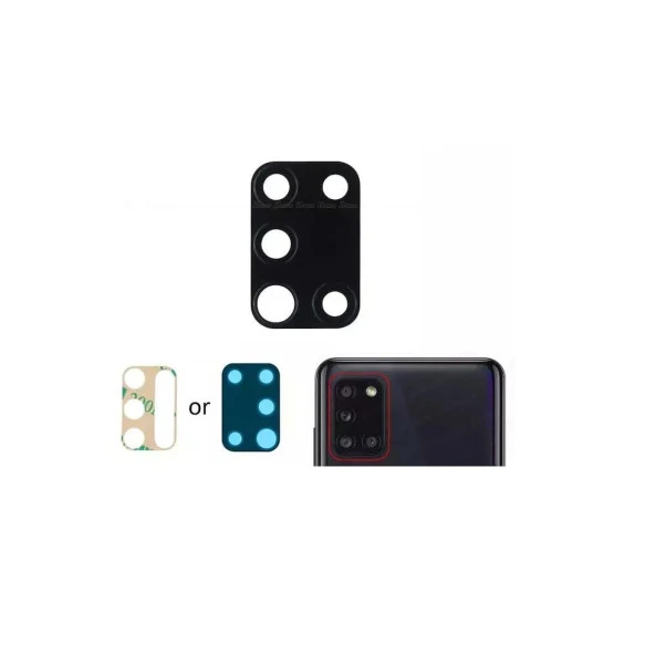 Samsung Galaxy A31 A315F İle Uyumlu Kamera Camı ürün görseli