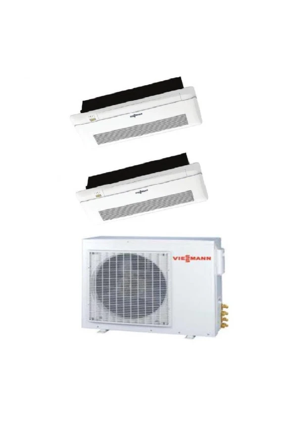 Viessmann Vitoclima Multi Tek Yön Kaset 1+2 Sistem (O5F3120M2) 12+12 Btu İç 12,0 kw Dış Ünite